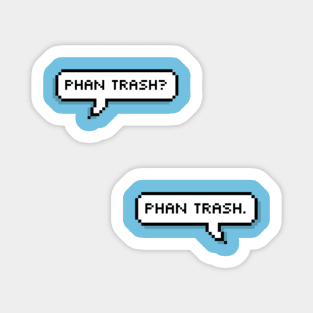 The Fault in Our Phan Trash Sticker